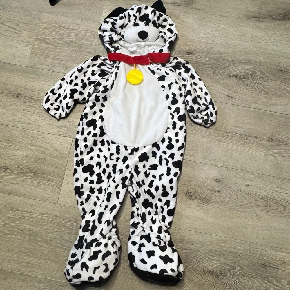 Tom's Toy Dalmatian Puppy Costume 12-18 M Black White Spotted Dog